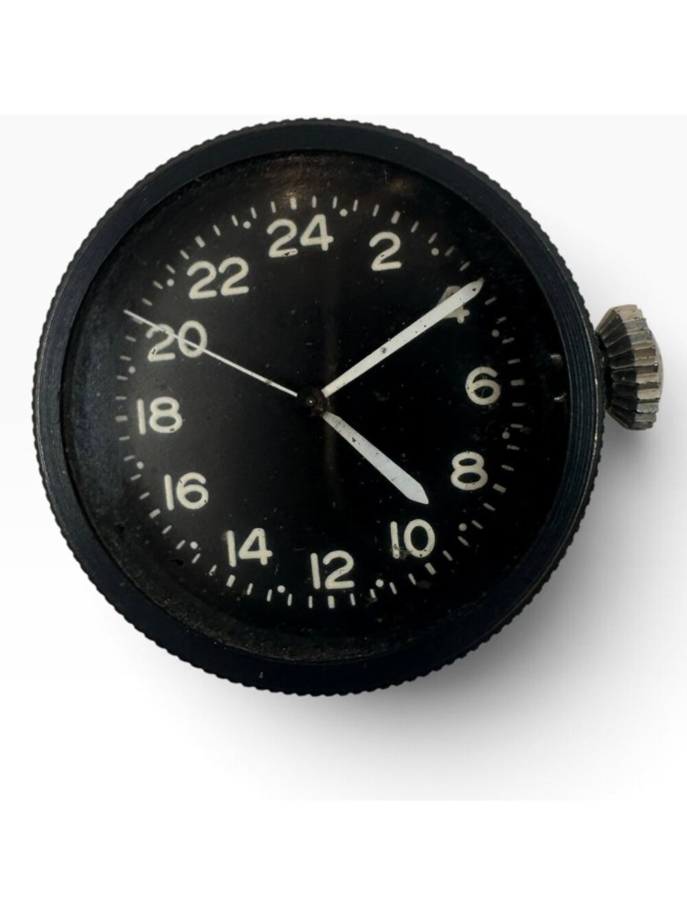 Vintage Elgin 24-Hour Military Aircraft Gun Camera Clock Watch (Non-Working/Part